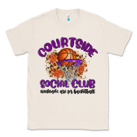 Natural courtside social club Classic Tee - MaliasSmallBusiness