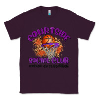 Plum courtside social club Classic Tee - MaliasSmallBusiness