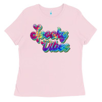 Bubblegum Pink spooky vibes Ladies Tee - JahusDesignShop