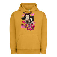Pigment Peanut Butter Valentine's Day shut up and kiss me Holstein Cow Urban Hoodie - FaDigitalArtStudio