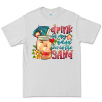 Dove Grey drink in my hand toes in the sand Premium Tee - HRA Design Shop
