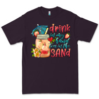 Plum drink in my hand toes in the sand Premium Tee - HRA Design Shop