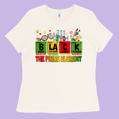 Black The Prime Element Juneteenth Ladies Tee Designed By Zillion Design Studio