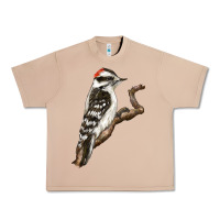 Burro Downy Woodpecker Urban Heavy Tee - LillyAllenDesigns
