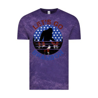 Cloud Purple let's go brandon bigfoot Vintage Tee - Jasminsmagicworld