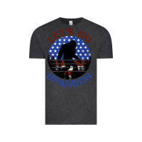 Vintage Black let's go brandon bigfoot Vintage Tee - Jasminsmagicworld