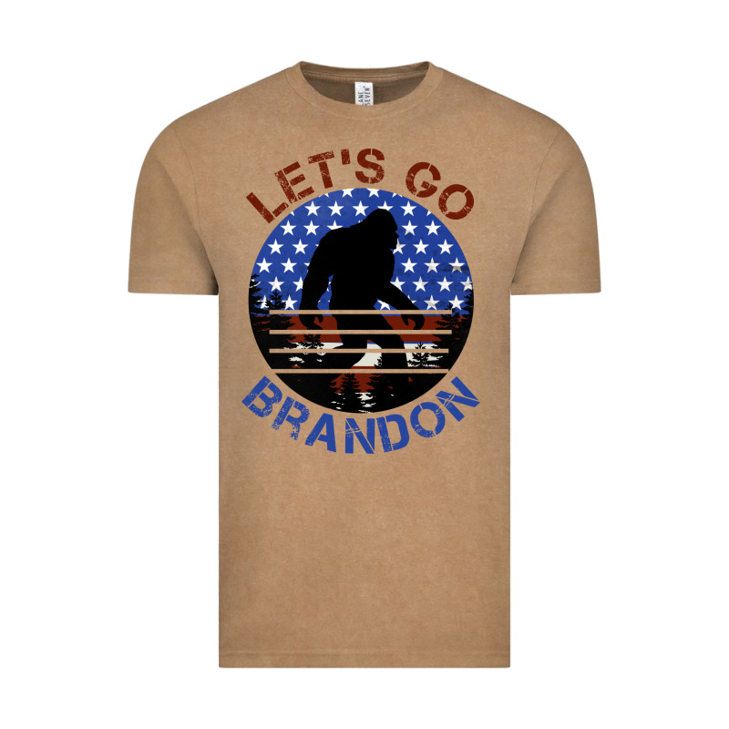 Let's Go Brandon Bigfoot Vintage Tee by Jasminsmagicworld | Teevron