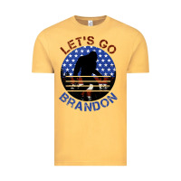 Vintage Mustard let's go brandon bigfoot Vintage Tee - Jasminsmagicworld