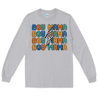 Moon Dust boy mama lightning bolt Long Sleeve Tee - MaliasSmallBusiness