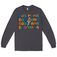 Smoke boy mama lightning bolt Long Sleeve Tee - MaliasSmallBusiness