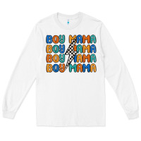 White boy mama lightning bolt Long Sleeve Tee - MaliasSmallBusiness
