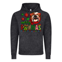 Vintage Black merry pawmas christmas bulldog Vintage Hoodie - Jasminsmagicworld