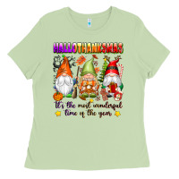 Matcha hallothanksmas its the most wonderful time of the Ladies Tee - texasbilliewilder