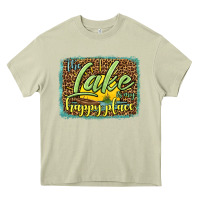 Mossy the lake is my happy place Heavy Core Tee - HRA Design Shop