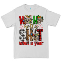 Dove Grey ho ho holly shit what a year Premium Tee - FaDigitalArtStudio