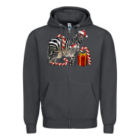 Smoke Christmas Zebra Baby And Mama Zipper Hoodie - LillyAllenDesigns