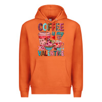 Carrot Coffee is my Valentine Valentine's Day Premium Hoodie - HowdyJamesFarm