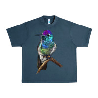 Midnight Navy Rivoli`s Hummingbird Urban Heavy Tee - LillyAllenDesigns