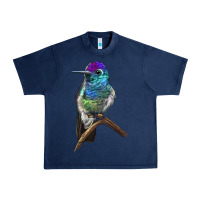 Navy Rivoli`s Hummingbird Urban Heavy Tee - LillyAllenDesigns