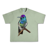 Oil Green Rivoli`s Hummingbird Urban Heavy Tee - LillyAllenDesigns