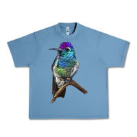 Pebble Blue Rivoli`s Hummingbird Urban Heavy Tee - LillyAllenDesigns