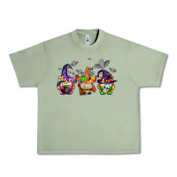 Oil Green halloween gnomes Urban Heavy Tee - AdoDesignShop