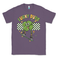 Lavender lucky dude Classic Tee - MaliasSmallBusiness