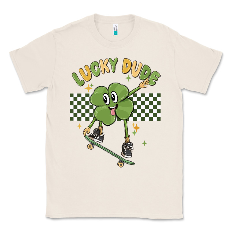 Lucky Dude Classic Tee by MaliasSmallBusiness | Teevron