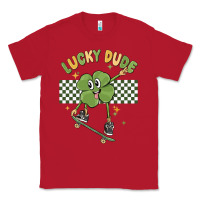 Red lucky dude Classic Tee - MaliasSmallBusiness