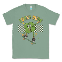 Sage lucky dude Classic Tee - MaliasSmallBusiness