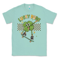 Seafoam lucky dude Classic Tee - MaliasSmallBusiness
