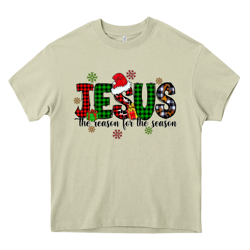 Jesus The Season For The Season Heavy Core Tee by CowhideDigitalArt | Teevron