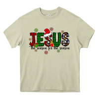 Mossy jesus the season for the season Heavy Core Tee - CowhideDigitalArt