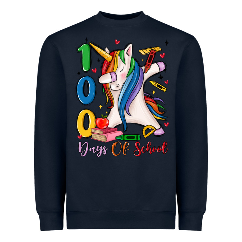 100 Days Of School Heavyweight Sweatshirt by MaliasSmallBusiness | Teevron