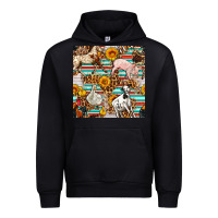 Foreset Green Western Leopard Farm Animals Seamless Pattern Urban Hoodie - FaDigitalArtStudio