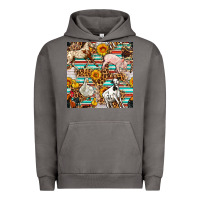 Pigment Tornado Western Leopard Farm Animals Seamless Pattern Urban Hoodie - FaDigitalArtStudio