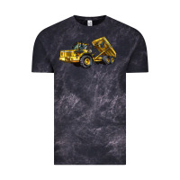 Cloud Black Articulated Hauler Vintage Tee - LillyAllenDesigns
