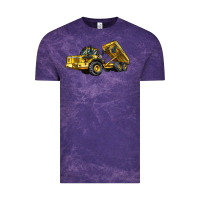 Cloud Purple Articulated Hauler Vintage Tee - LillyAllenDesigns