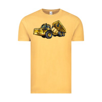 Vintage Mustard Articulated Hauler Vintage Tee - LillyAllenDesigns