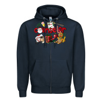Navy Counselor Christmas Zipper Hoodie - LillyAllenDesigns