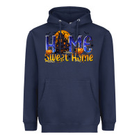 Navy Home Sweet Home Heavyweight Hoodie - texasbilliewilder