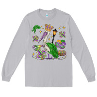 Moon Dust mardi gras pelican Long Sleeve Tee - MaliasSmallBusiness