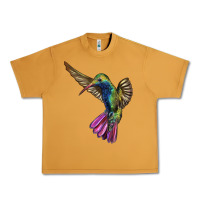 Peanut Butter Broad Billed Hummingbird Urban Heavy Tee - LillyAllenDesigns