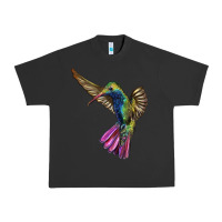 Pigment Black Broad Billed Hummingbird Urban Heavy Tee - LillyAllenDesigns