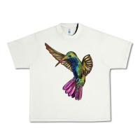 Pistachio Broad Billed Hummingbird Urban Heavy Tee - LillyAllenDesigns