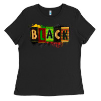 Black Black juneteenth Ladies Tee - Zillion Design Studio