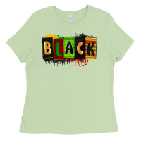 Matcha Black juneteenth Ladies Tee - Zillion Design Studio