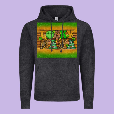 St Patricks Day Lucky Mama Vintage Hoodie Designed By Artiststas