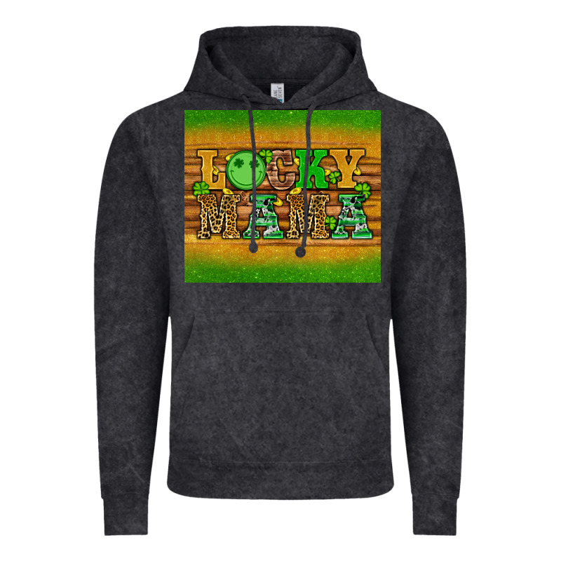 St Patricks Day Lucky Mama Vintage Hoodie by Artiststas | Teevron