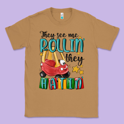 They See Me Rollin' They Hatin' Classic Tee Designed By Maliassmallbusiness